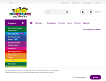 Tablet Screenshot of creative-activity.com